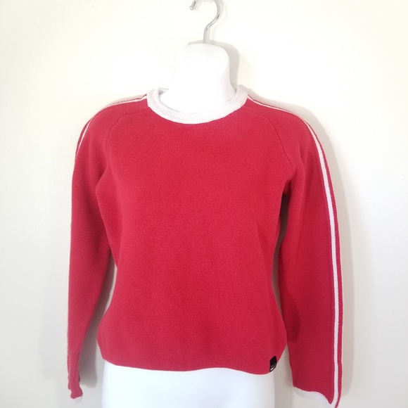 Tommy Hilfiger Sweaters - Tommy Hilfiger red cropped sweater